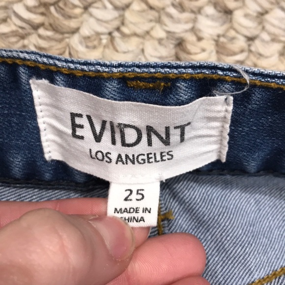 Evidnt Los Angeles Jeans Contrast Cuff Trendy 25 - Picture 5 of 8